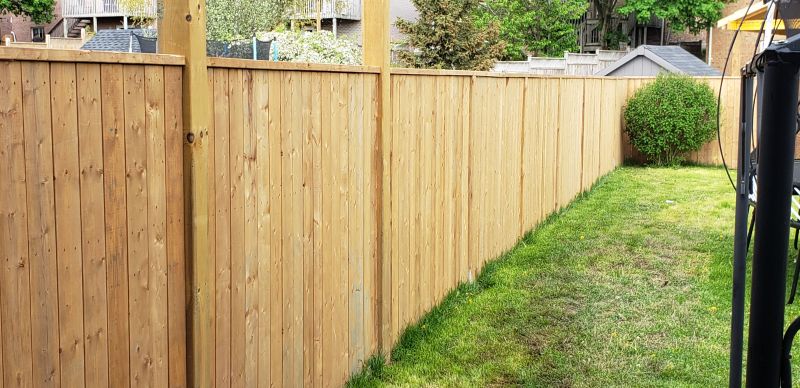 Completed Privacy Fence