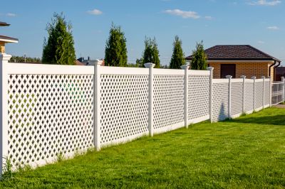 Pvc Lattice Fence Installation
